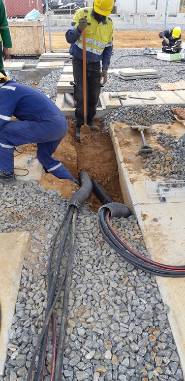 LV AC Sleeves and Cable Installation